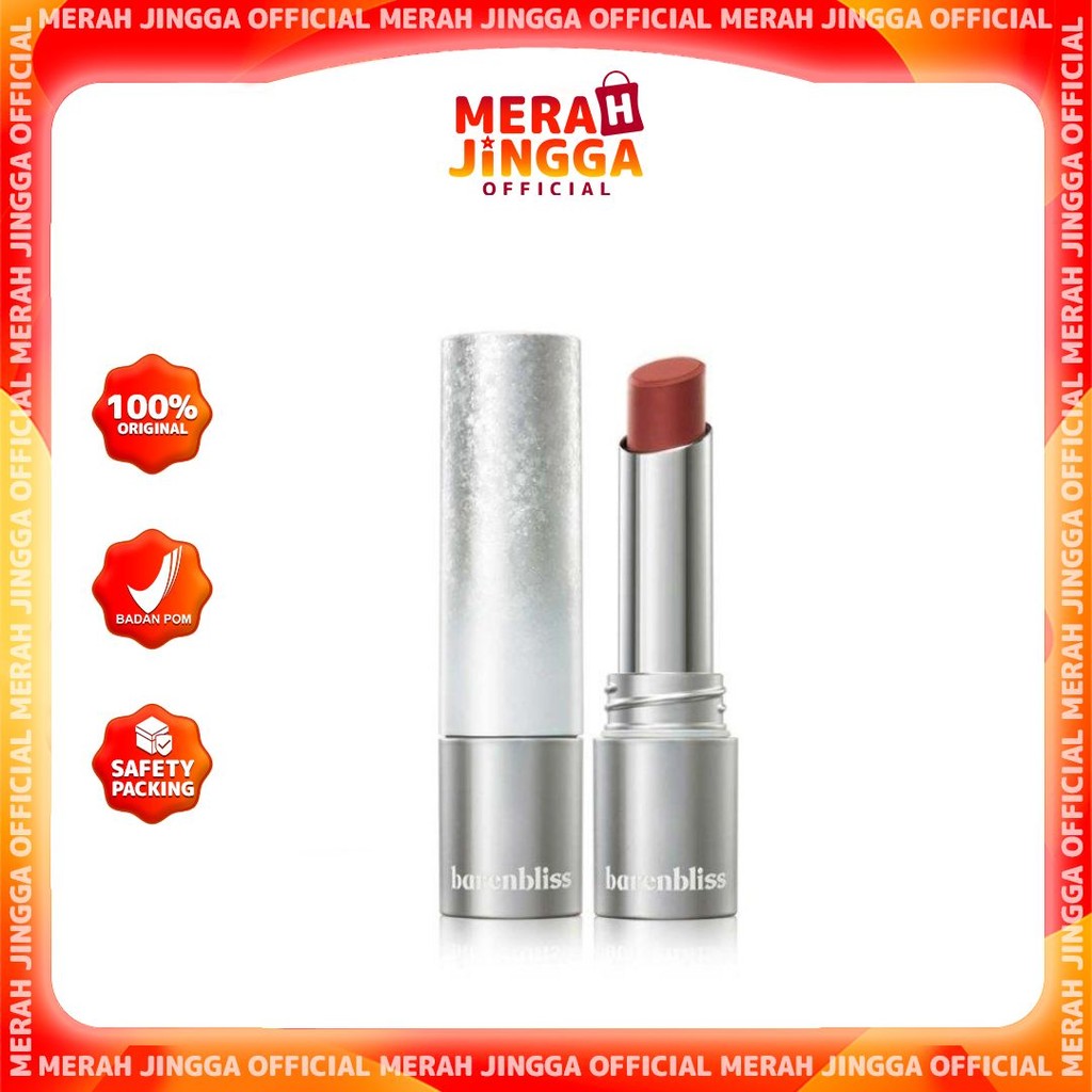 BARENBLISS BNB No Gravity Transferproof Matte Lipstick 3g / Merah Jingga Official