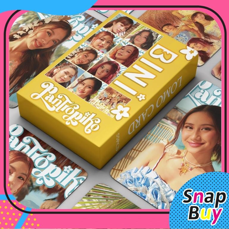 55Pcs/Box BINI Photocards PANTROPIKO Bini LOMO Card Photocards | Shopee ...