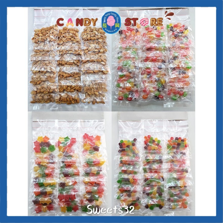 Various Types of Jelly Sweets Ready-to-Packaged Peanut/s Board~sangang ...