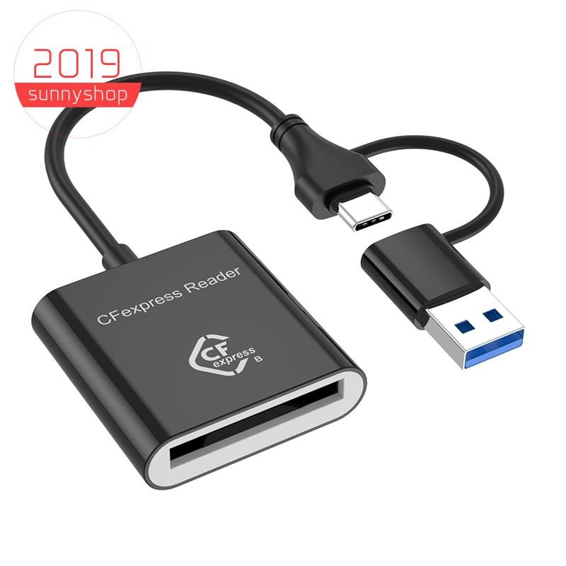 High-Speed CFexpress Type B Card Reader USB3.2 Gen2 USB-C CFe Card ...