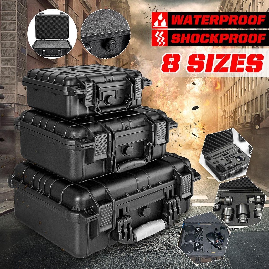 8 Size Waterproof Hard Carry Tool Case Storage Box Camera Photography w ...