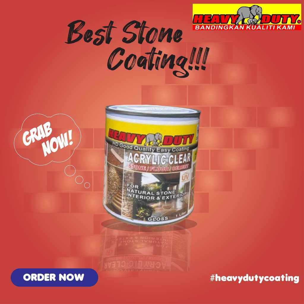 1L ( ACRYLIC CLEAR GLOSS ) 1L HEAVY DUTY ACRYLIC EXTERIOR & INTERIOR ...