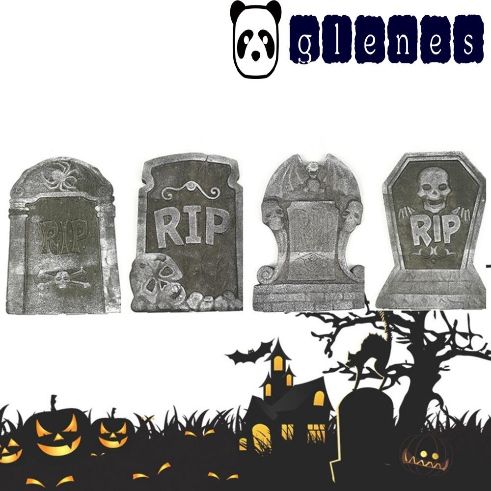 GLENES Halloween Sign Horror DIY Party Props Haunted House Foam ...