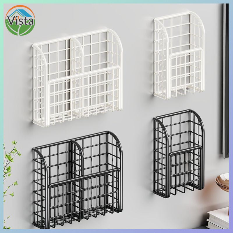Remote Control Holder Living Room Wall Mount Rack Wall Fixed Base ...