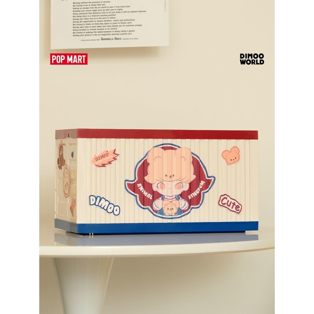 POPMARTPop mart DIMOO Animal Kingdom Container Luminous Hand Office ...