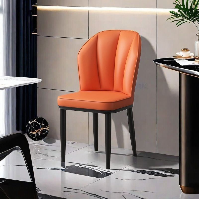Nordic dining chair household modern simple backrest backrest chair ...