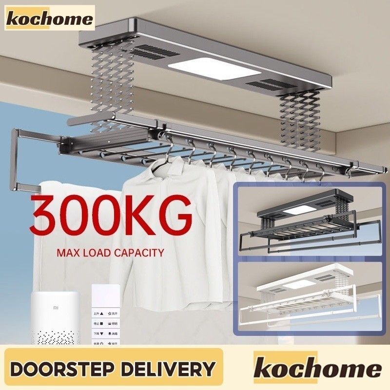 Free Installation Automated Laundry Rack Smart Laundry System Ceiling ...