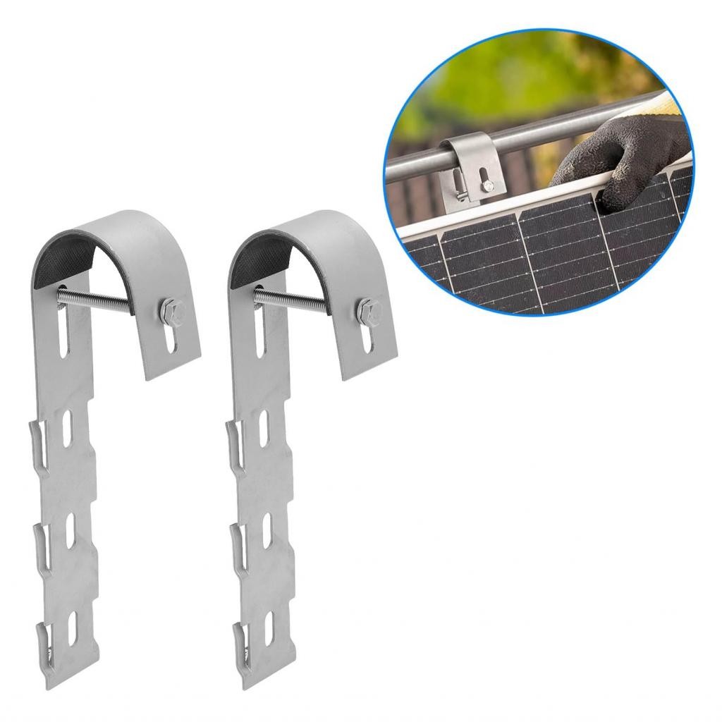 Solar Module Holder Compatible Panel Mounting Bracket for Balcony ...