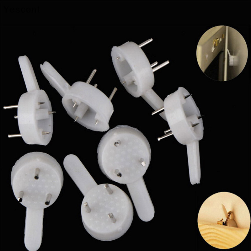 YST 100pcs Photo Frame Wall Hang Picture Clasps Solid Wall Nail Non trace Nail Hooks YST Shopee Singapore