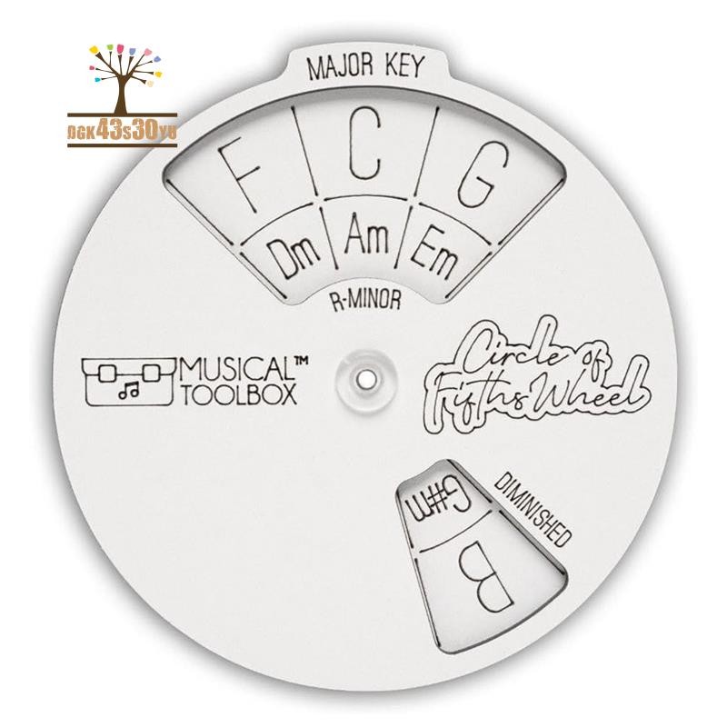 Wooden Musician Melody Wheel Wooden Melody Tool, Circle of Fifths Wheel ...