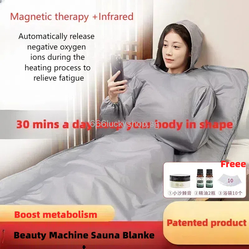 Sauna Blanket for Detoxification - Portable Far Infrared Sauna for Home ...