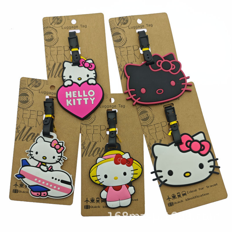 Travel Essential KT Cat Luggage Tag Boarding Pass Luggage Tag Ornament ...