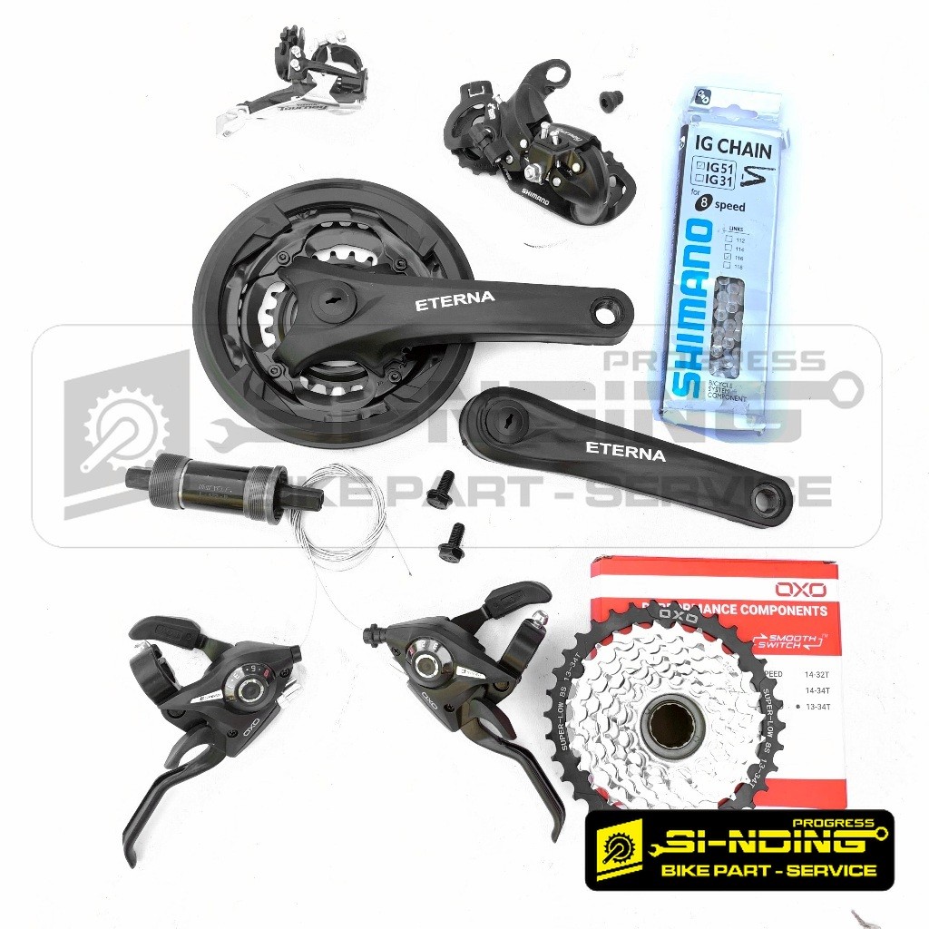 Shimano 3x8 groupset online