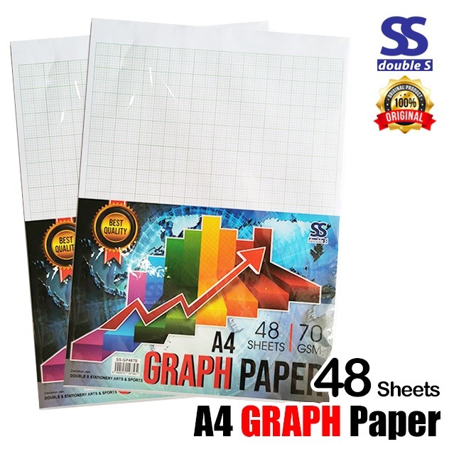 Graph Paper A4 48 sheets Double S (NEW PACKING) | Shopee Singapore