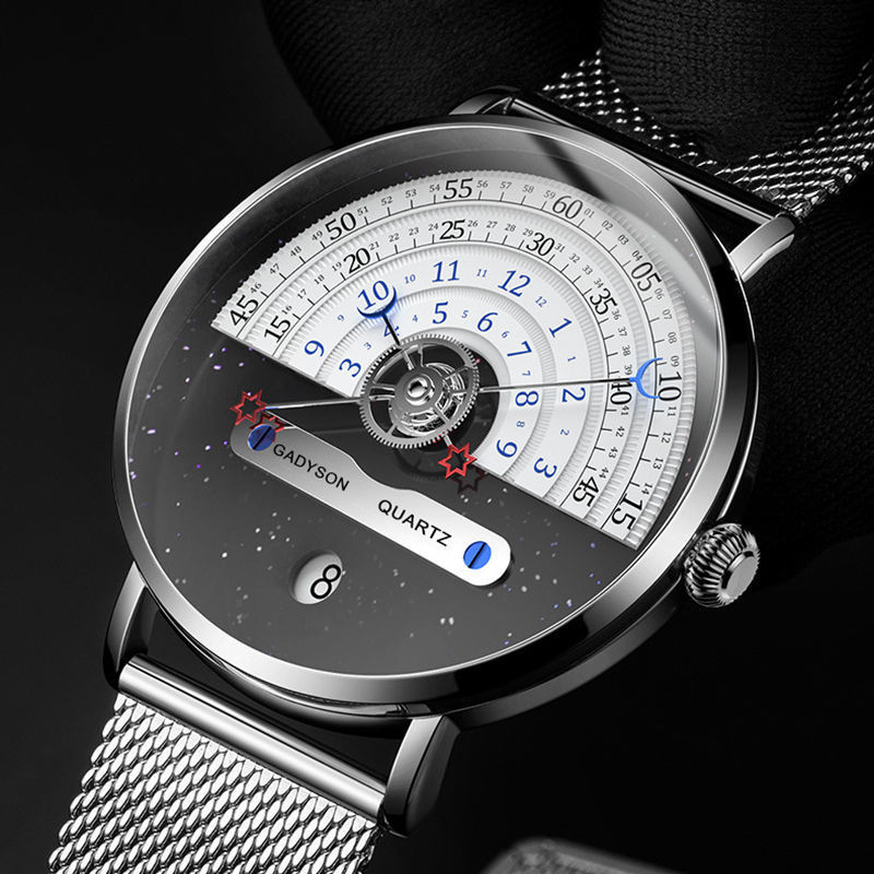 Men's version turntable gear pointer quartz watch store