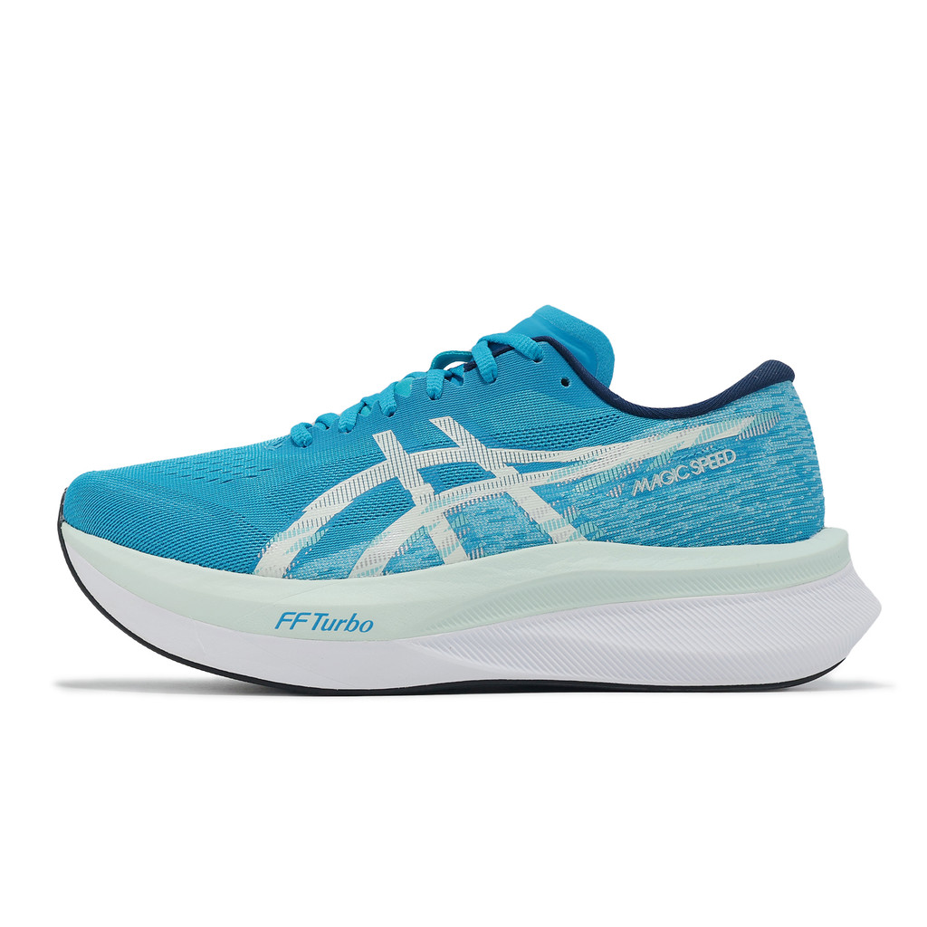 Asics Racing Running Shoes Magic Speed 4 Men s Blue White Wide Last Carbon Fiber Board ACS 1011B873400 Shopee Singapore