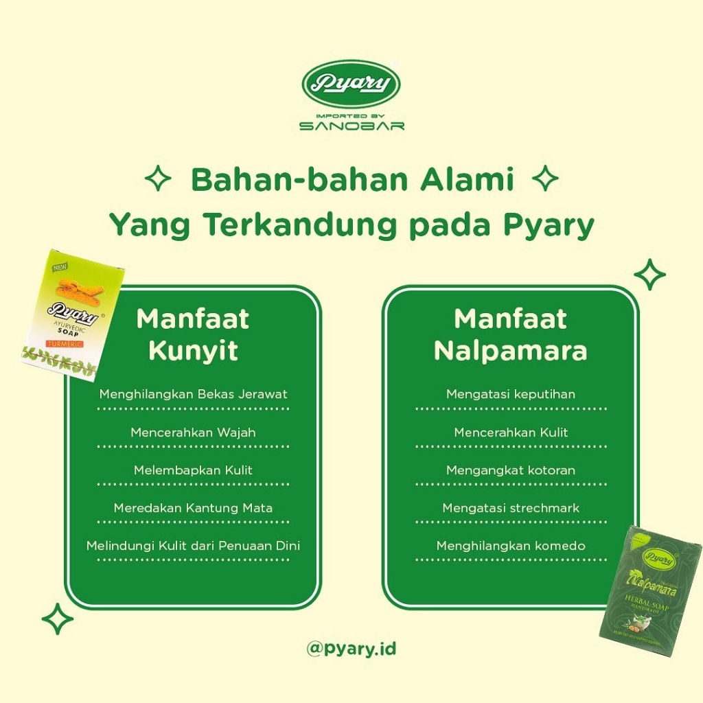 Sabun Arab PYARY Nalpamara Soap 100% Original / Sabun arab / Merah Jingga Official - Gambar 3