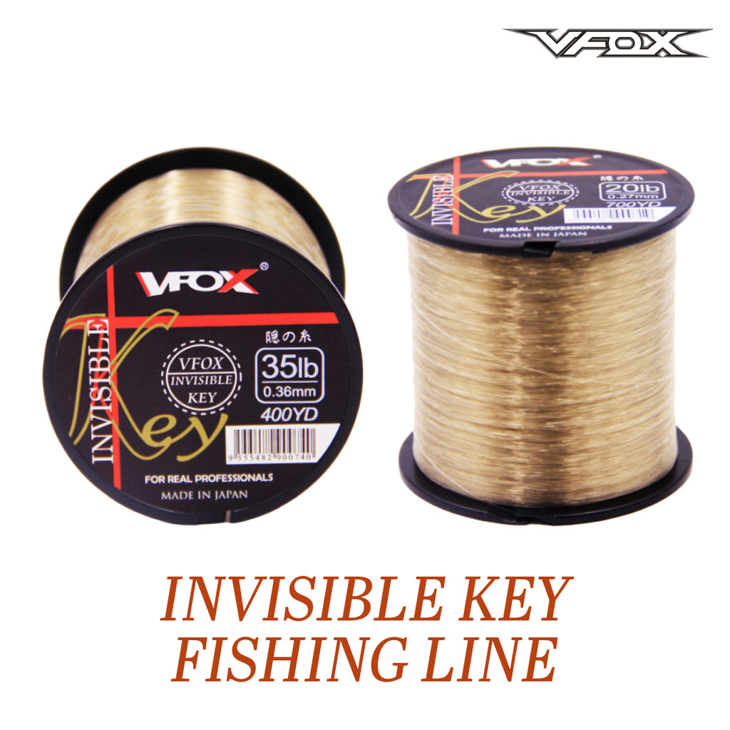 VFOX INVISIBLE KEY FISHING LINE SPOOL MONOFILAMENT NYLON TALI TANGSI ...