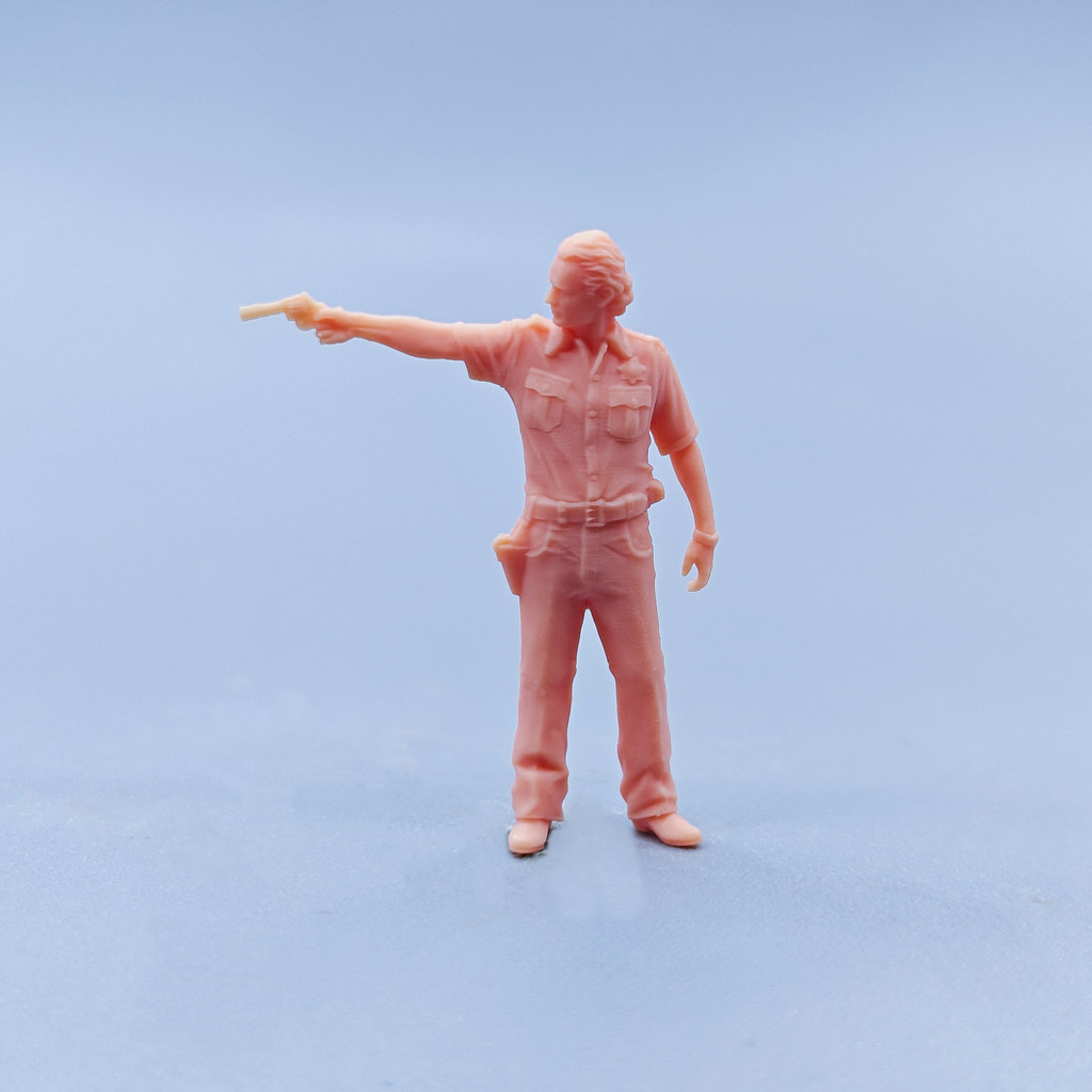 [Uh Hum Model] 1: 64 Doll 1: 43 Miniature White Model Walking Corpse ...