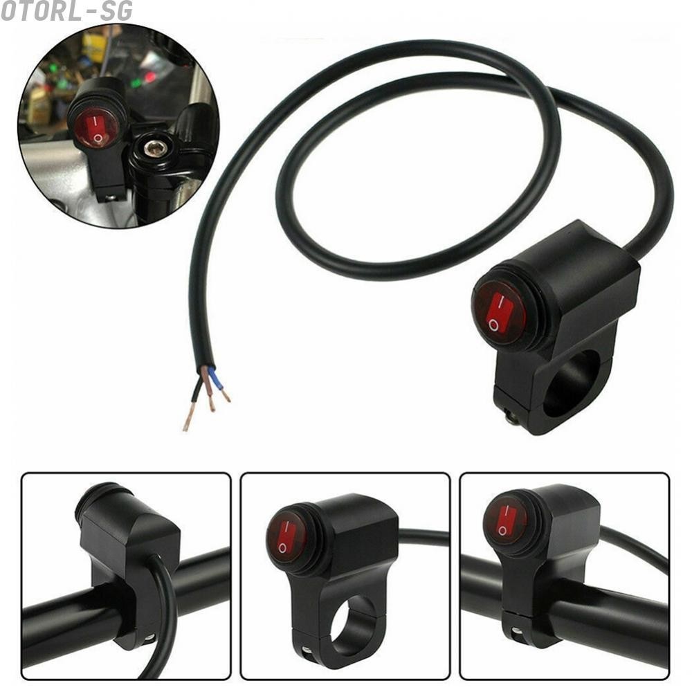 Motorcycle Switch 12V 16A Electrical: On-off LED Handlebar On Off Brand ...