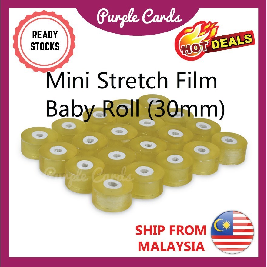Stretch Film / Baby Roll Mini Stretch Film 30mm / PE Stretch Film / PE ...