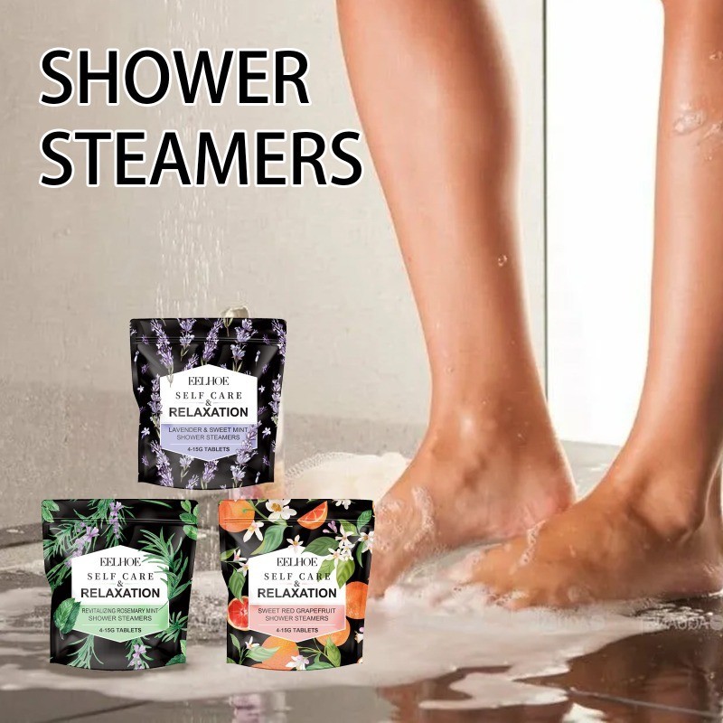 EELHOE Shower Steamers Aromatherapy Tablets Vapor Tablet SPA Bathbombs ...