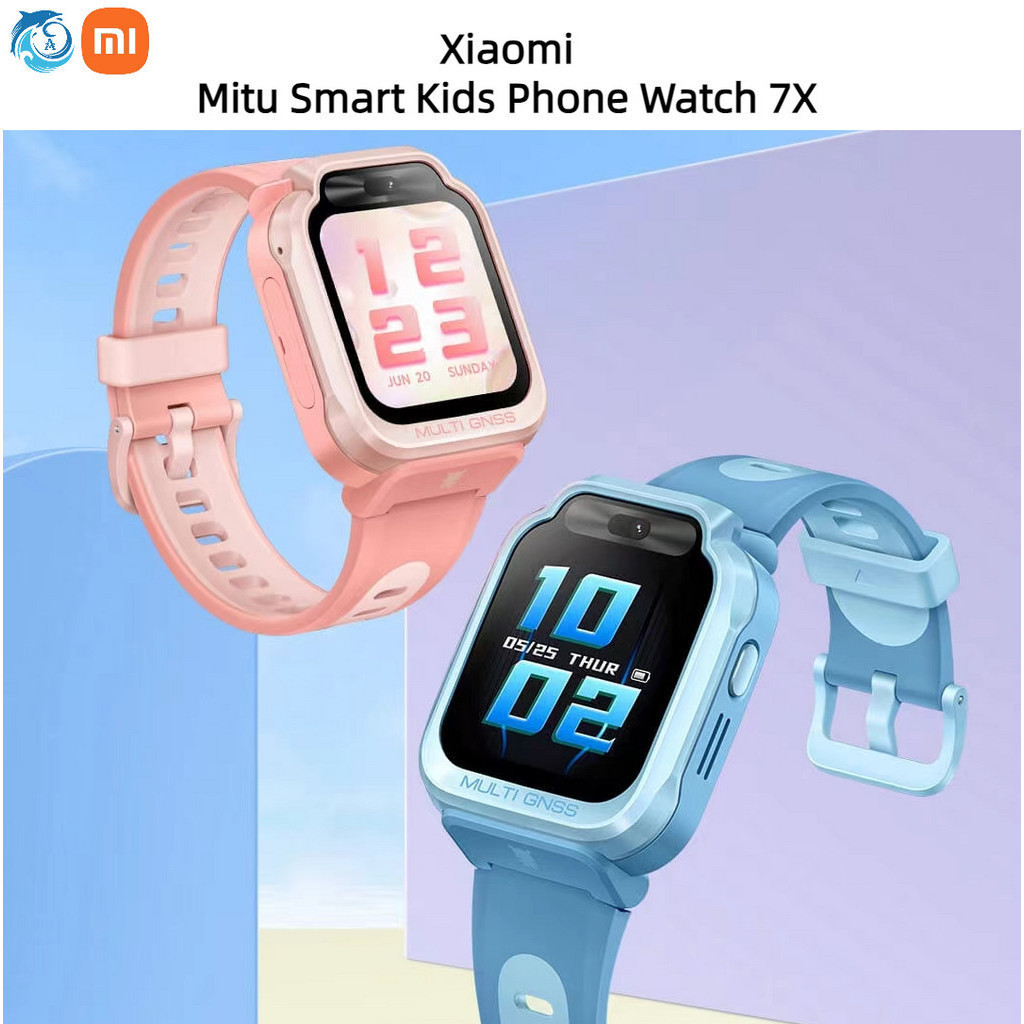 Xiaomi Mitu Smart Children Phone Watch 7X Precise Positioning 4G Watch Smart Children Waterproof High Definition Video Call 7X Gift Shopee Singapore