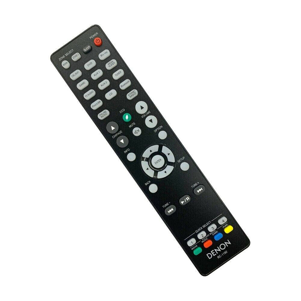 New RC-1192 For DENON Audio Video AV Receiver Remote Control AVR-S910W ...