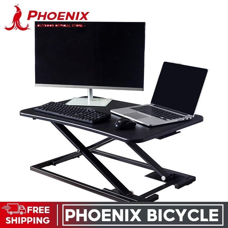 PHO Standing Adjustable Foldable Laptop Desk Computer Stand Mobile ...