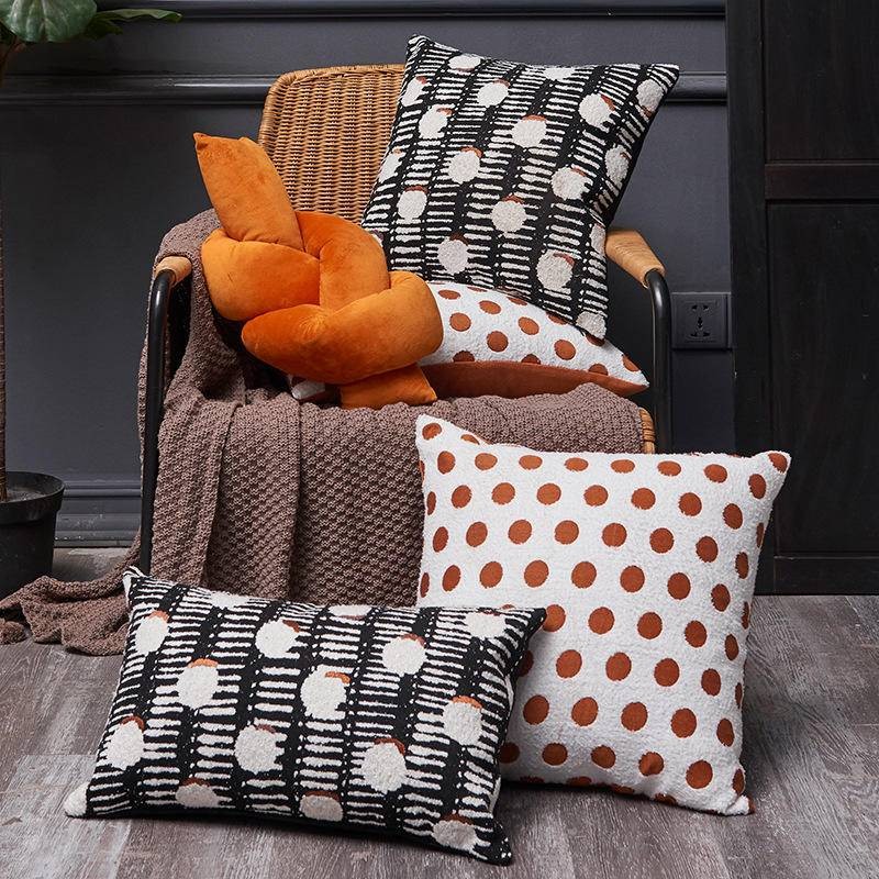 Nordic Minimalist Style Sofa Living Room Throw Pillow Cover Schneier