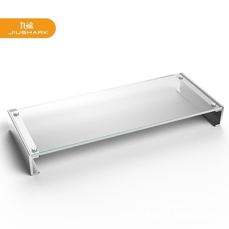 Extended Monitor Stand Office Desk Nine Sharks Storage Desktop JIUSHARK ...