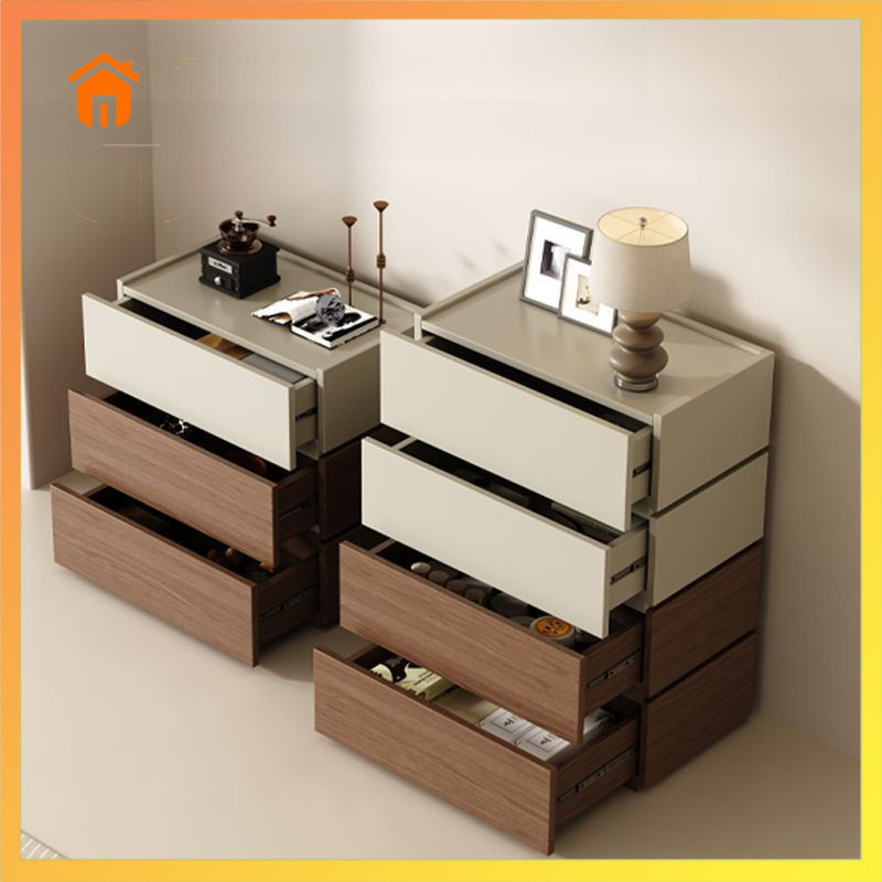 Not need install Solid Wood Drawer Cabinet Chest of Drawers Living Room ...