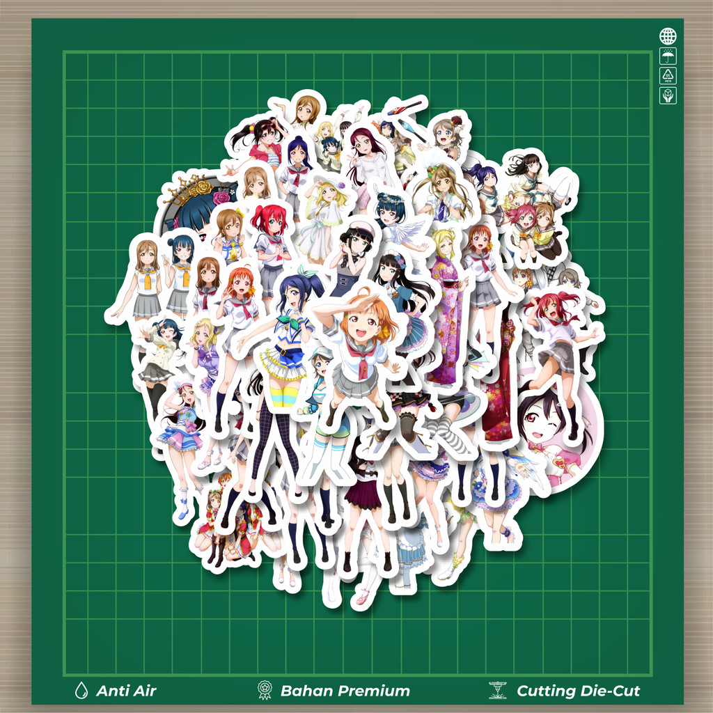 HOT 50 PCS STICKERS Anime Series Love Live Character Mix 1 Stickers ...