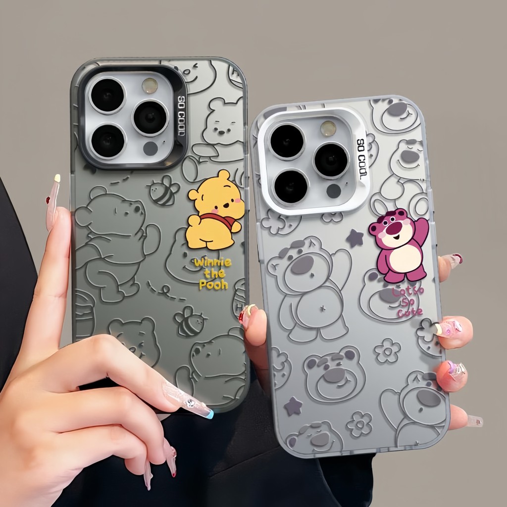 Winnie the Pooh lotso Mobile phone holder case iPhone 16 pro max