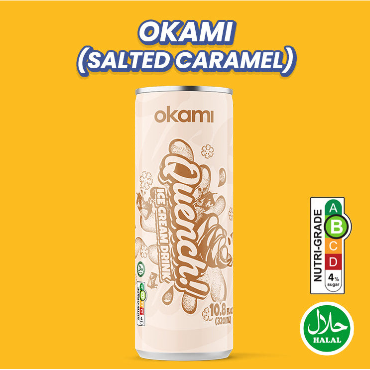 Quench Ice Cream Drink | Okami (320ml X 6 Cans) | Shopee Singapore
