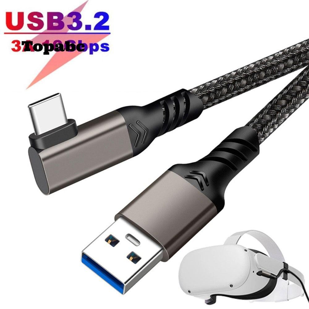 TOP USB 3.2 Gen 2 Cable Camera Line PD 60W For Oculus Quest 1/2 VR Link ...