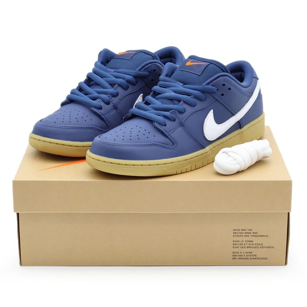 FJ1674 400 Nike SB Dunk Low Pro ISO Orange Label Navy Gum Light Brown Men s Shopee Singapore