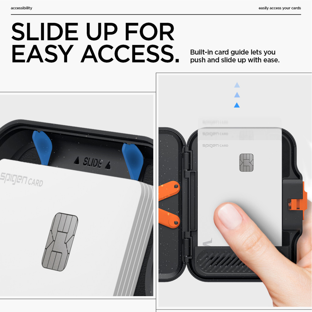 SPIGEN Dompet Kartu Card Holder MagSafe Tintap Magnetic Wallet for iPhone 17 16 15 14 13 12 Pro Max Plus Air - Gambar 3