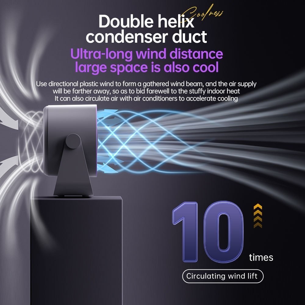Strong Wind & Silent Desk Fan (50000mAh) listing photo 3