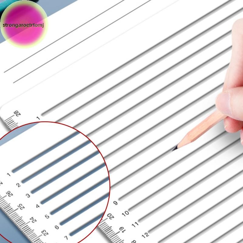 Strongaroetrtomj Transparent Calligraphy Stencil And Ruler Template ...