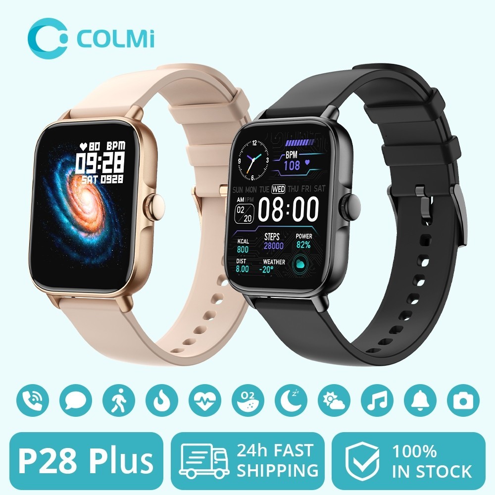 COLMI P28 Plus Original Smart Watch IP67 Waterproof Bluetooth Calling ...