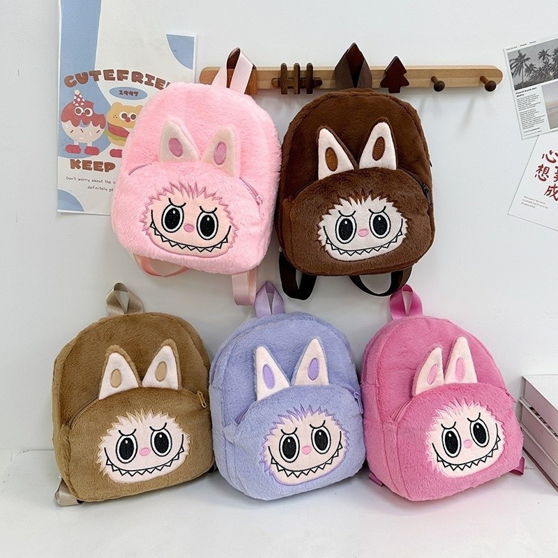 New labubu Doll Cartoon Peripheral Plush Toy Cute Automobiles Curtain ...