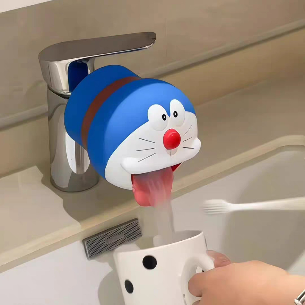 Super Cute Cute Cute Doraemon Faucet Extender Toilet Hand Washing ...