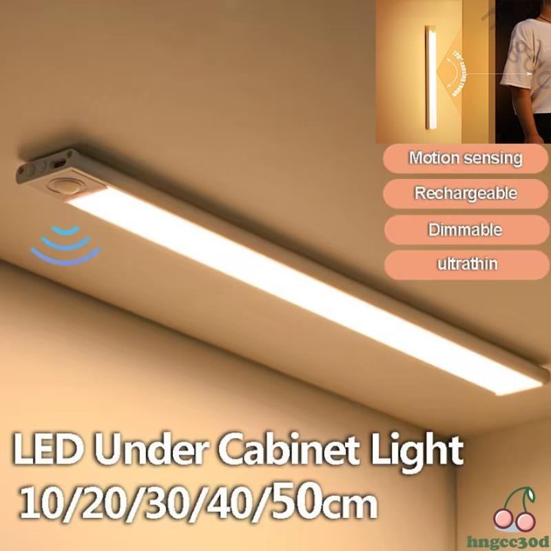 Wireless LED Night Light LED Motion Sensor Cabinet Light Type C ...