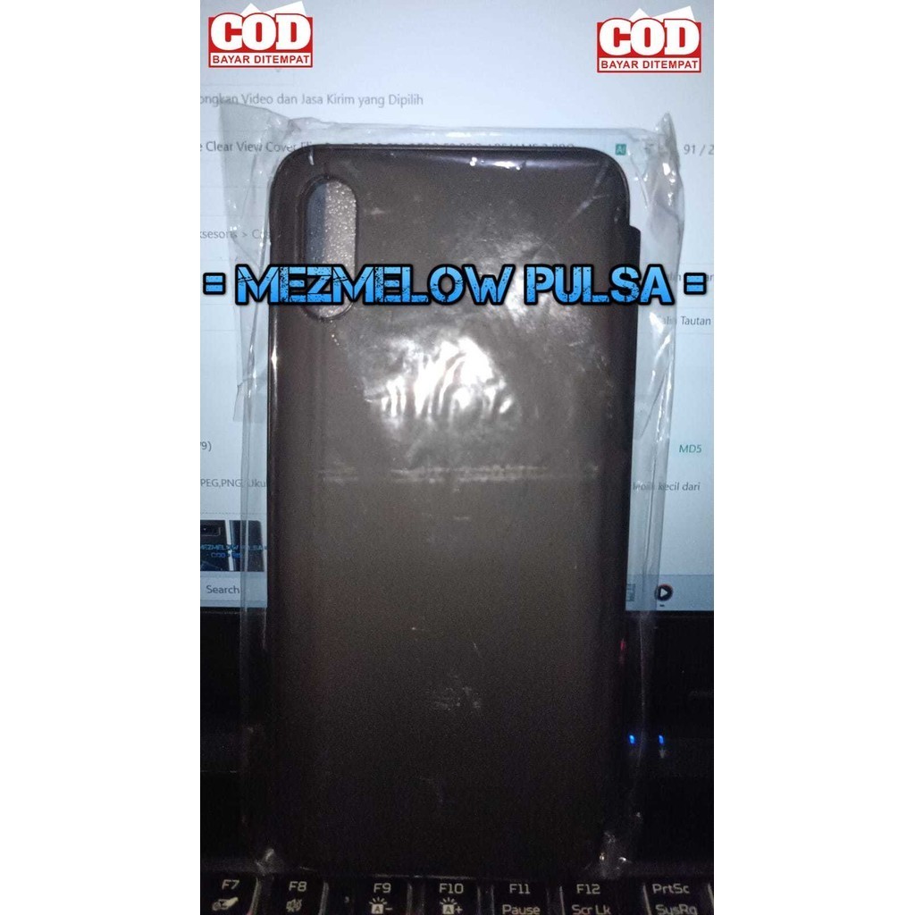 Smart Mirror Flip Phone Case Clear View Cover Flip Case XIAOMI REDMI 9A - Gambar 2