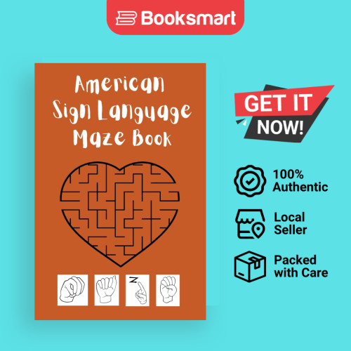 American Sign Language Maze Book.This Book Is Perfect For Your Child To ...