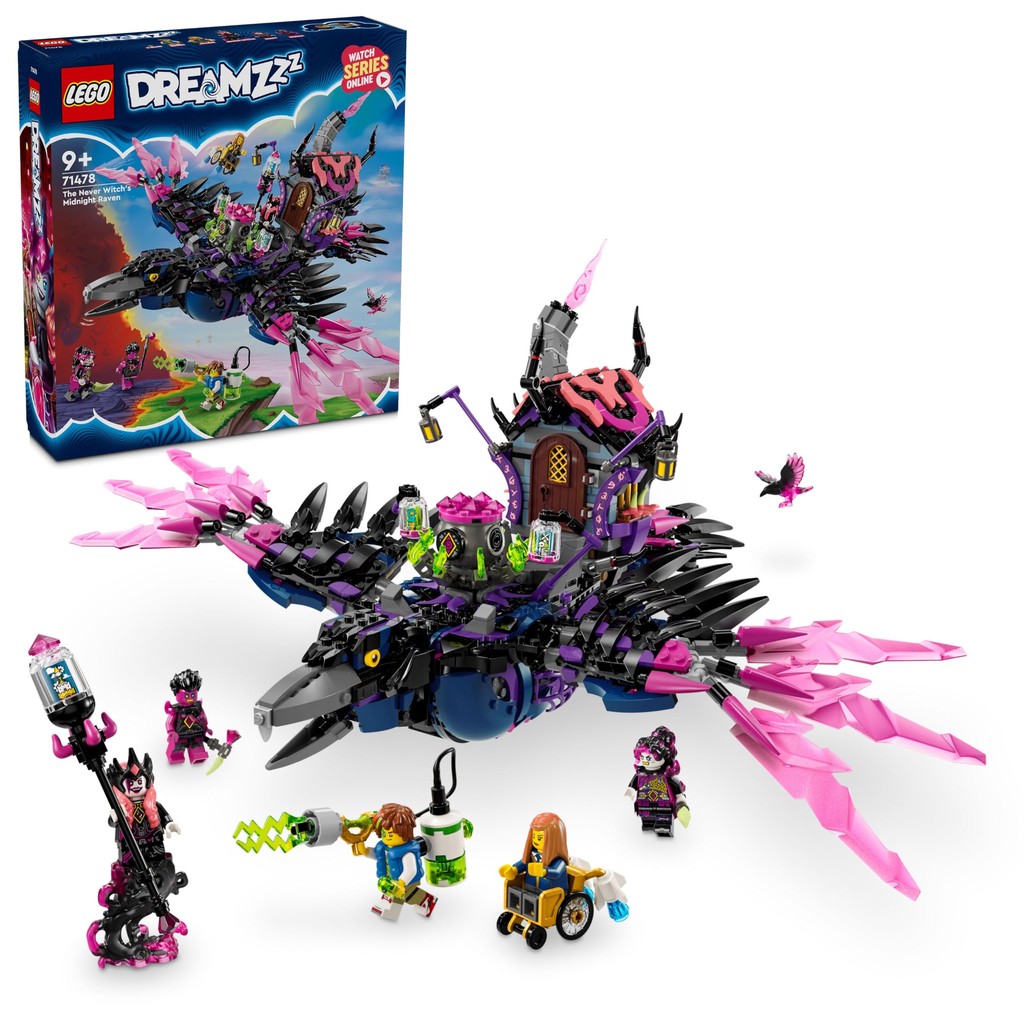 Authentic Japan Import LEGO Dreams Neverwitch s Midnight Raven Toy Toy Present Block Boy Girl Child 8 Years Old 9 Years Old 10 Year Old 11 Years Old Elementary School Student Educational Popular