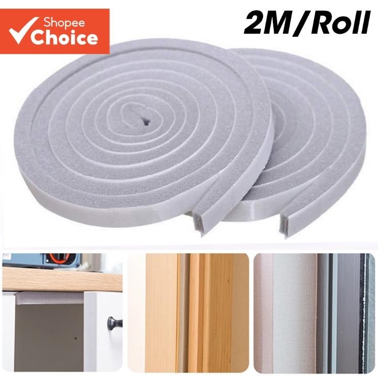 Dust proof 2M Door Gap Sealing Strip Self-adhesive Sponge Door Window ...