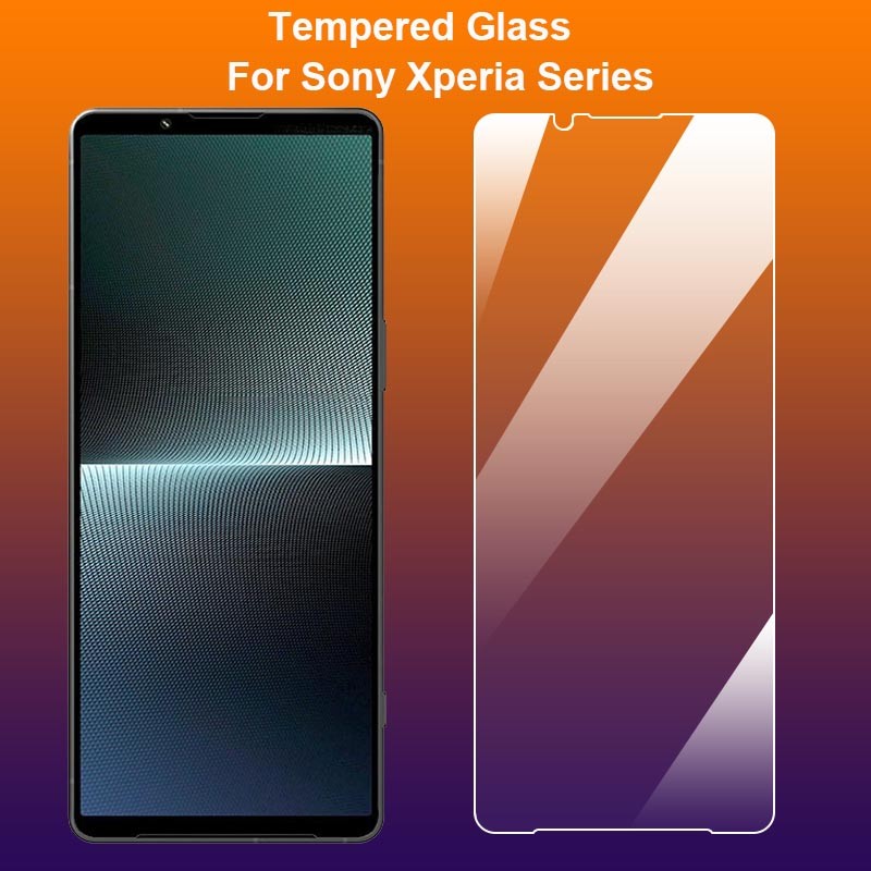 Compatible For Sony Xperia 1 5 10 VII VI V IV Clear Tempered Glass 9H 2 ...