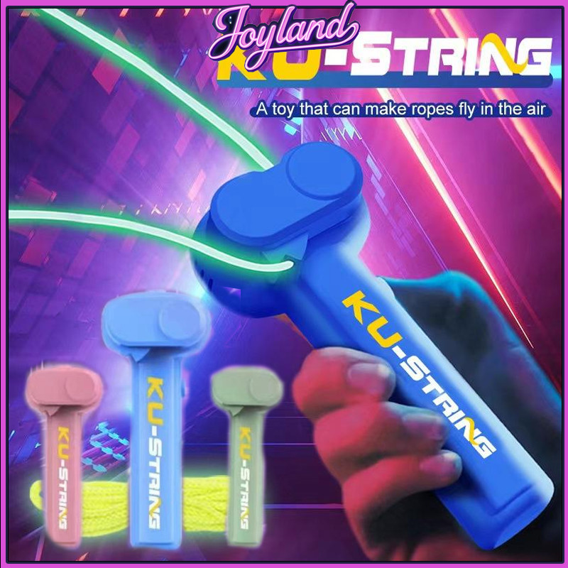 JOYLAND Launcher Loop Toy Rope Launcher Zip String Handheld Adjustable ...